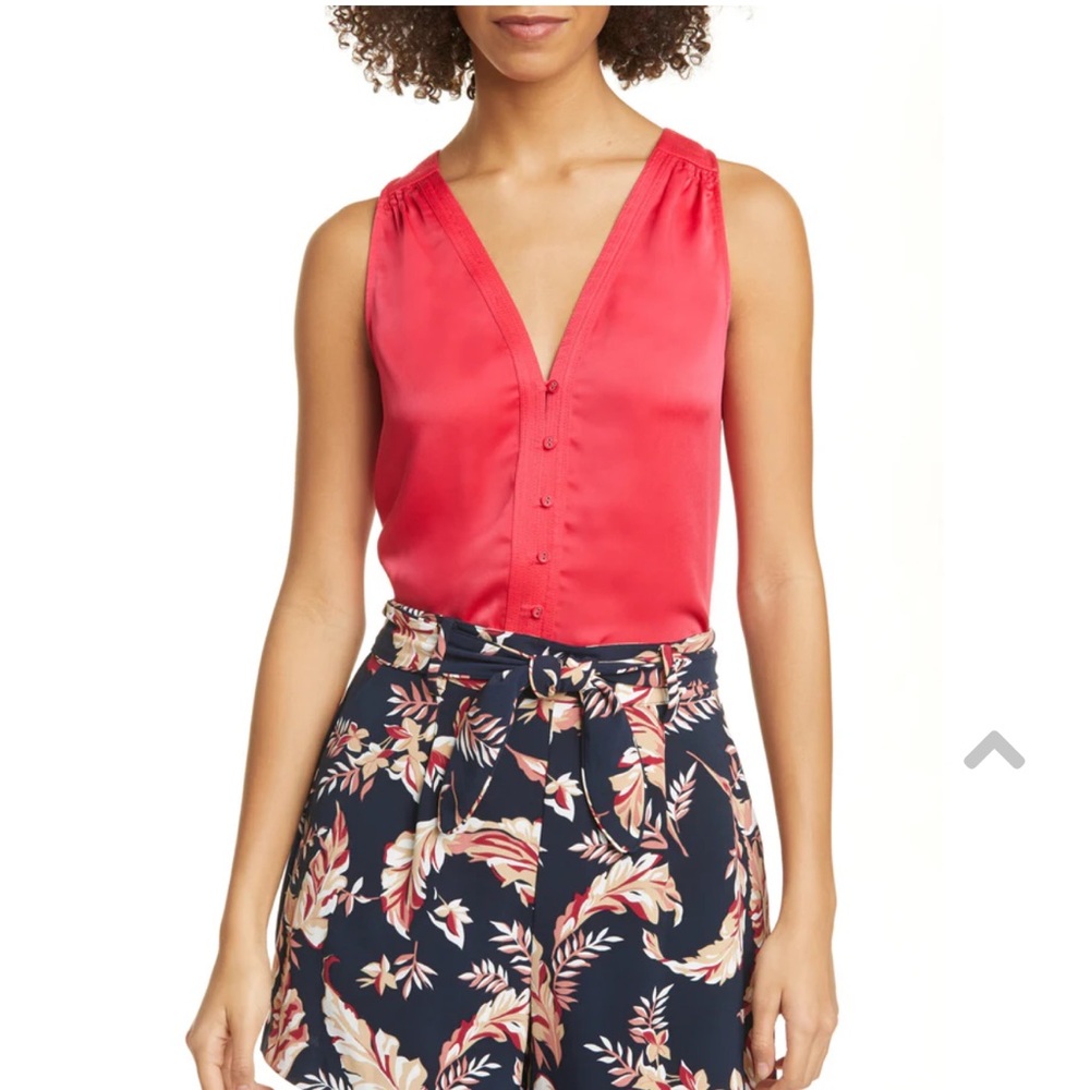 NWT Joie Tadita Top in Hibiscus Size S